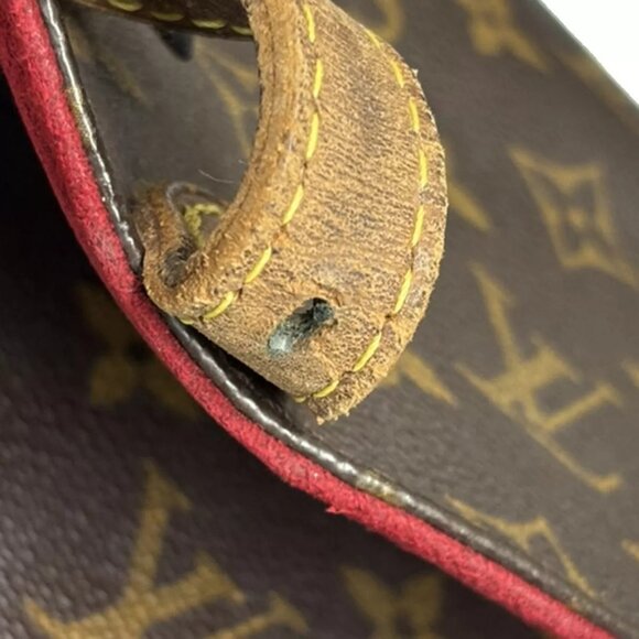 LOUIS VUITTON LV Tambourine Shoulder Bag Monogram Leather Brown - Picture 9 of 16